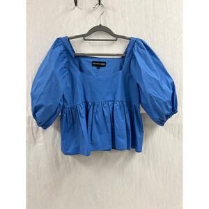 Monica Nera Aqua Blue Natasha Top size L
